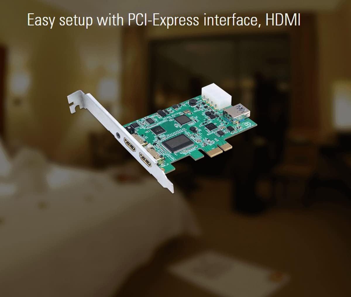 PCIe Video Capture Card, HD 1080P 60fps HDMI Z14546