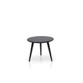 Black Round End Table O107168