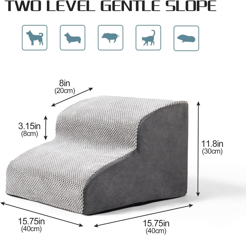 Foam Dog Stairs 4 Tiers Pet Ramp H76439