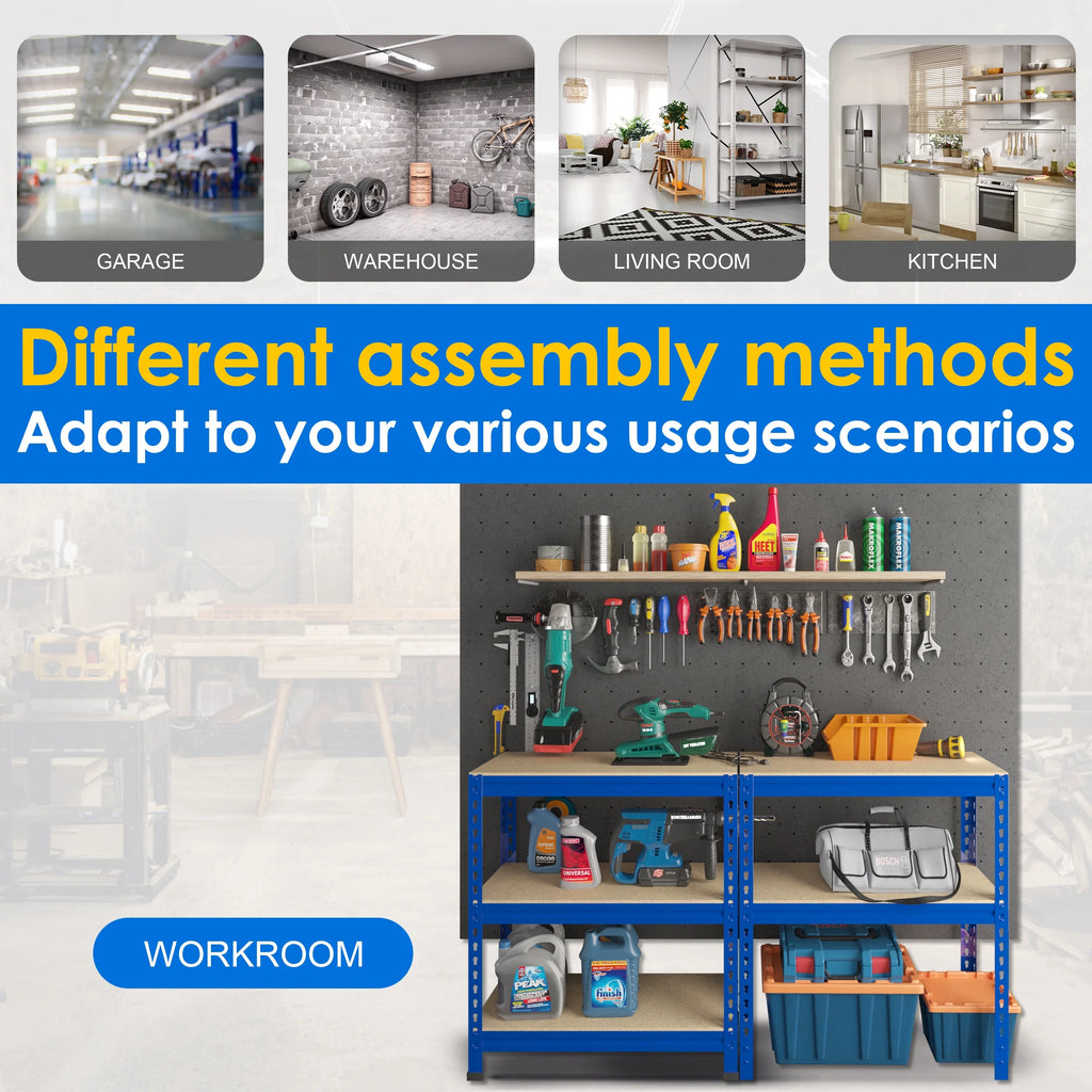 5 Tier Adjustable Metal Storage Shelves I44351