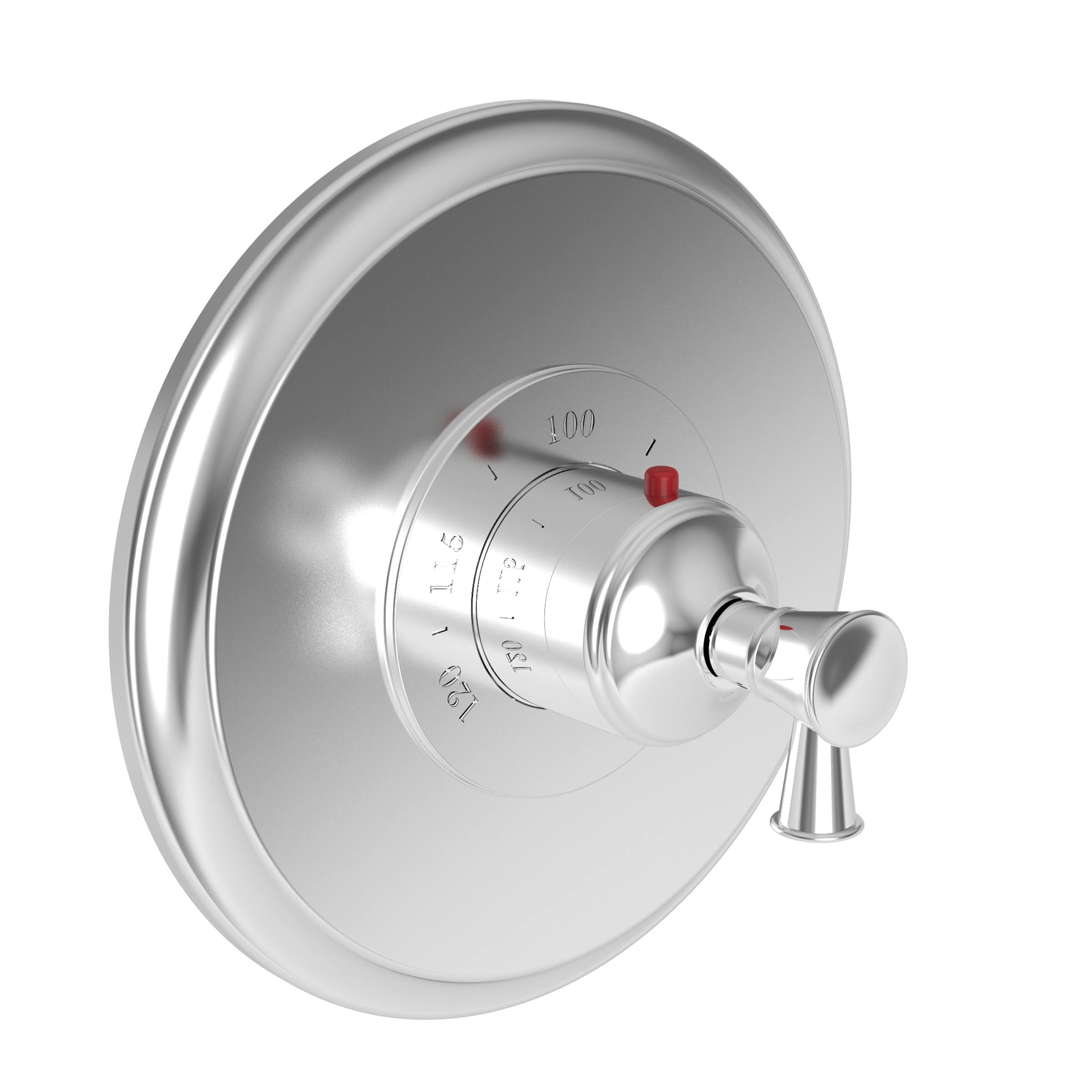 English Bronze Thermostatic Trim Plate with Handle X3778