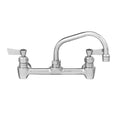 Polished Chrome Backsplash Faucet with Swing Spout B850