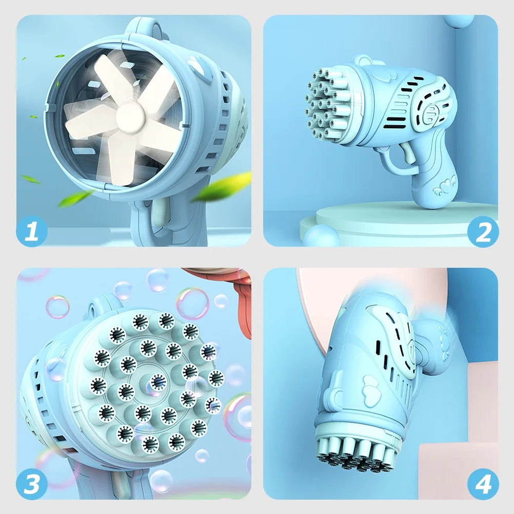 23 Hole Bubble Machine Bubble Blower Toy S843