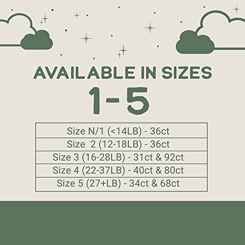 92 Count Natural Diapers Size 3 B903