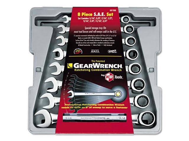 8 pc. Combination Ratcheting Wrench Set SAE Y2851