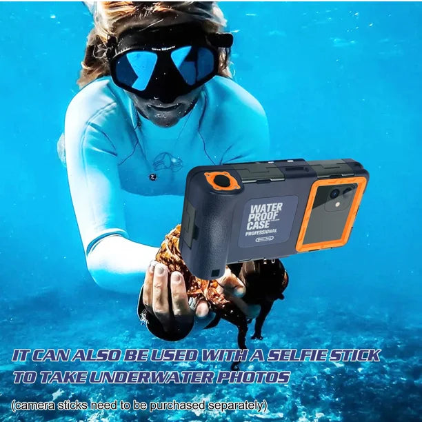 Waterproof Protective Case for Phones Up to 6.9 Inch with Lanyard S300406