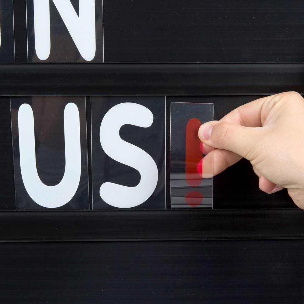 Double Sided Sidewalk Sign with Black Changeable Letterboard W673
