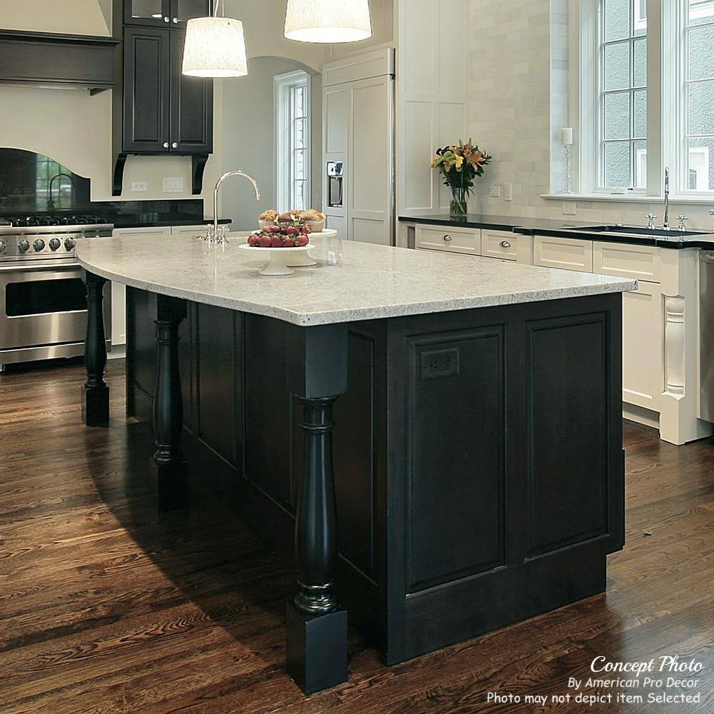 Unfinished Solid Cherry Kitchen Island Leg O8996