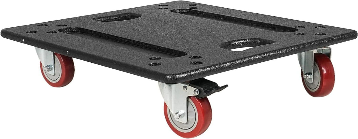 Black Powered Line Array Speaker System with Dual 15-inch Subwoofer and Two 10-inch Speakers T2804