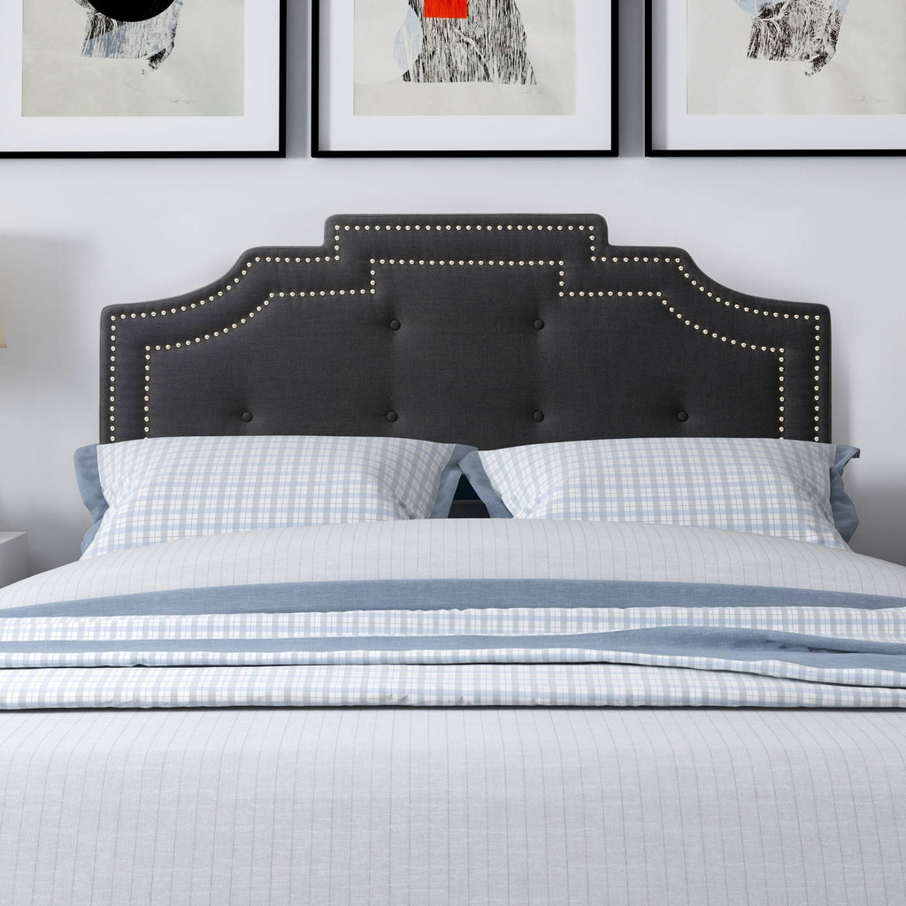 Cream Button Tufted Headboard J615