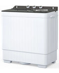 Semi-automatic Twin Tub Washing Machine, 26Lbs, White & Grey H558891