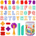 49-Piece Toddler Color Dough Tool Kit with Letters and Numbers P9592
