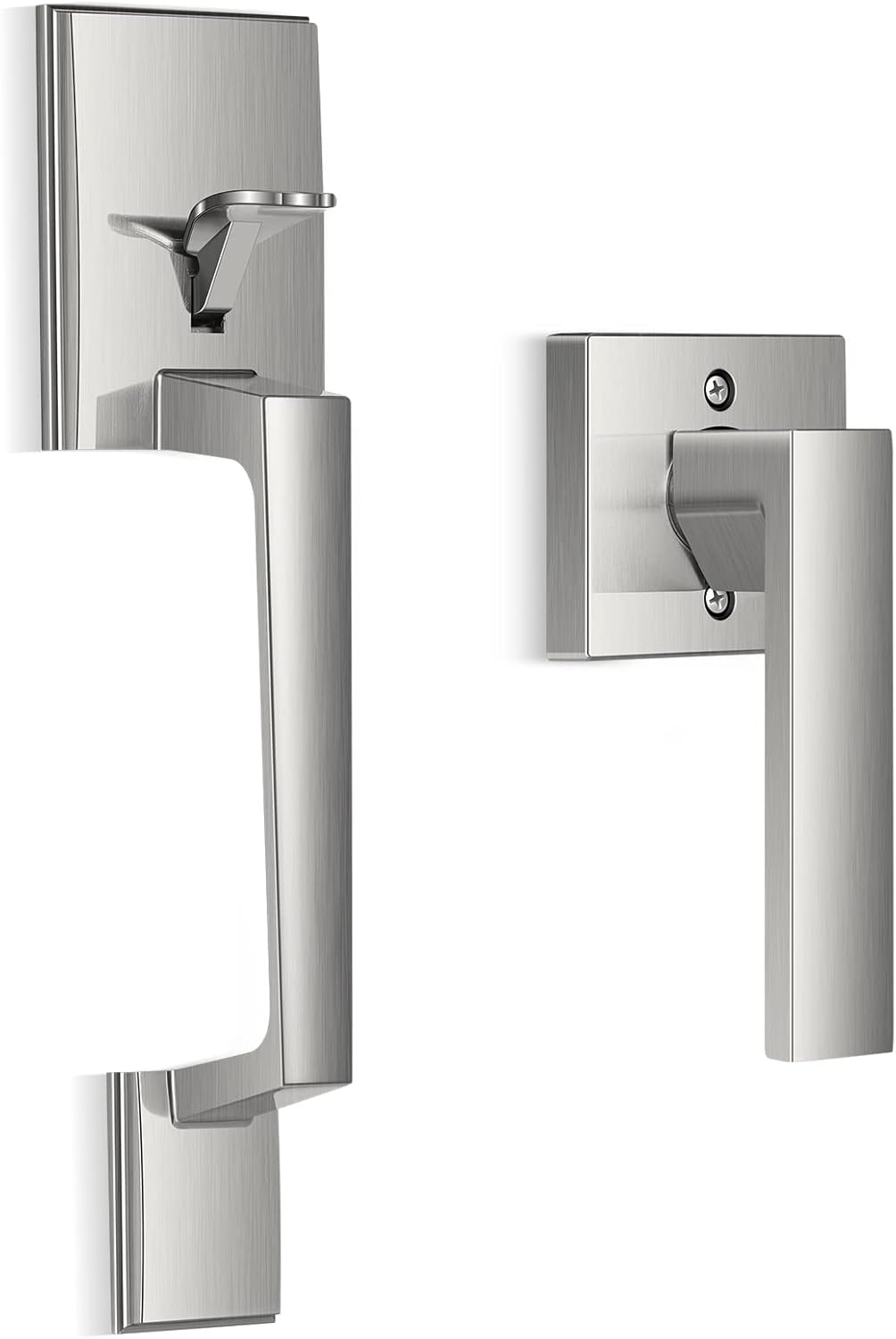 Matte Black Door Handle Pack of 2 Y40309