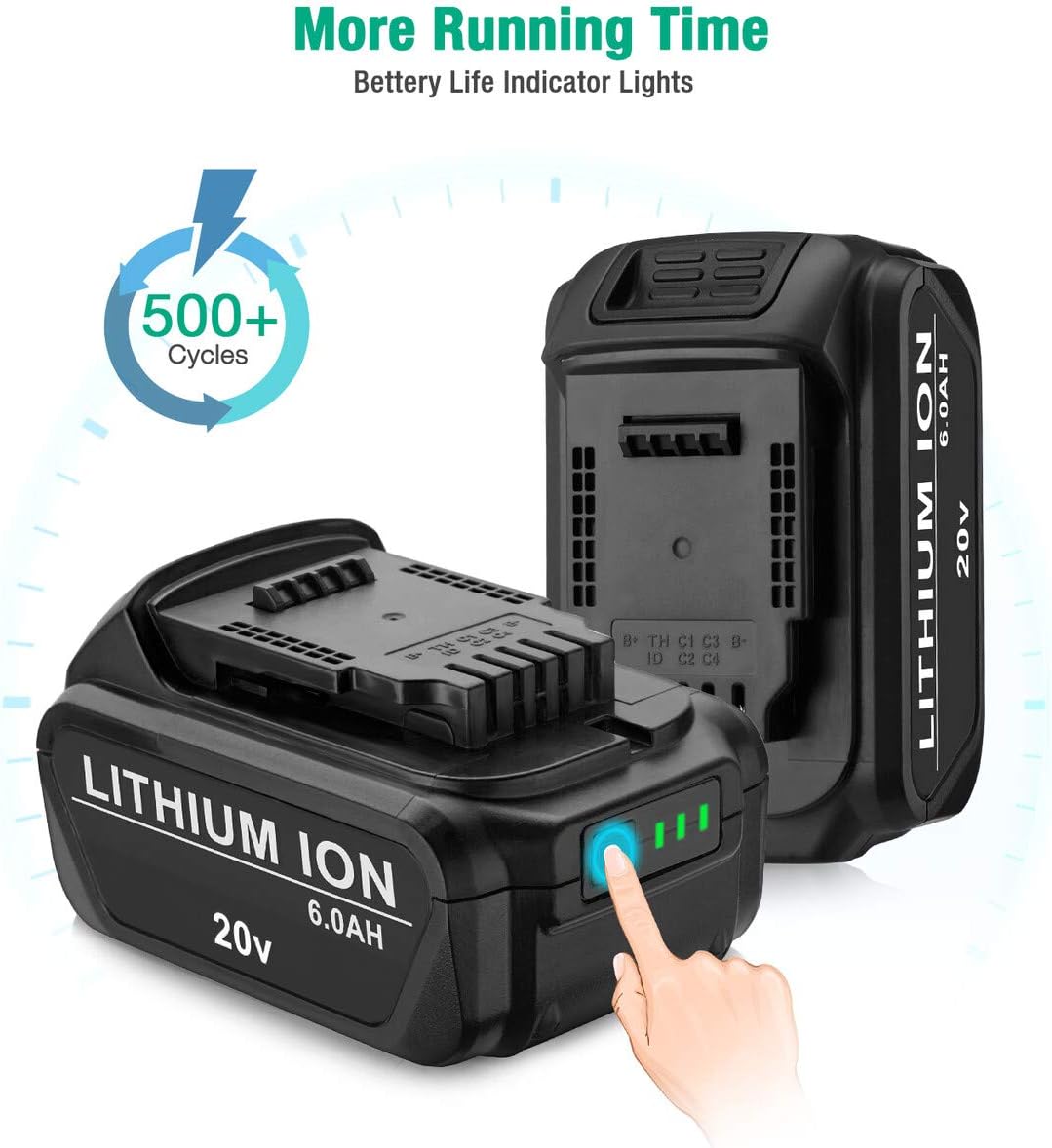 6.0Ah Li-ion Battery 2 Pack U95486