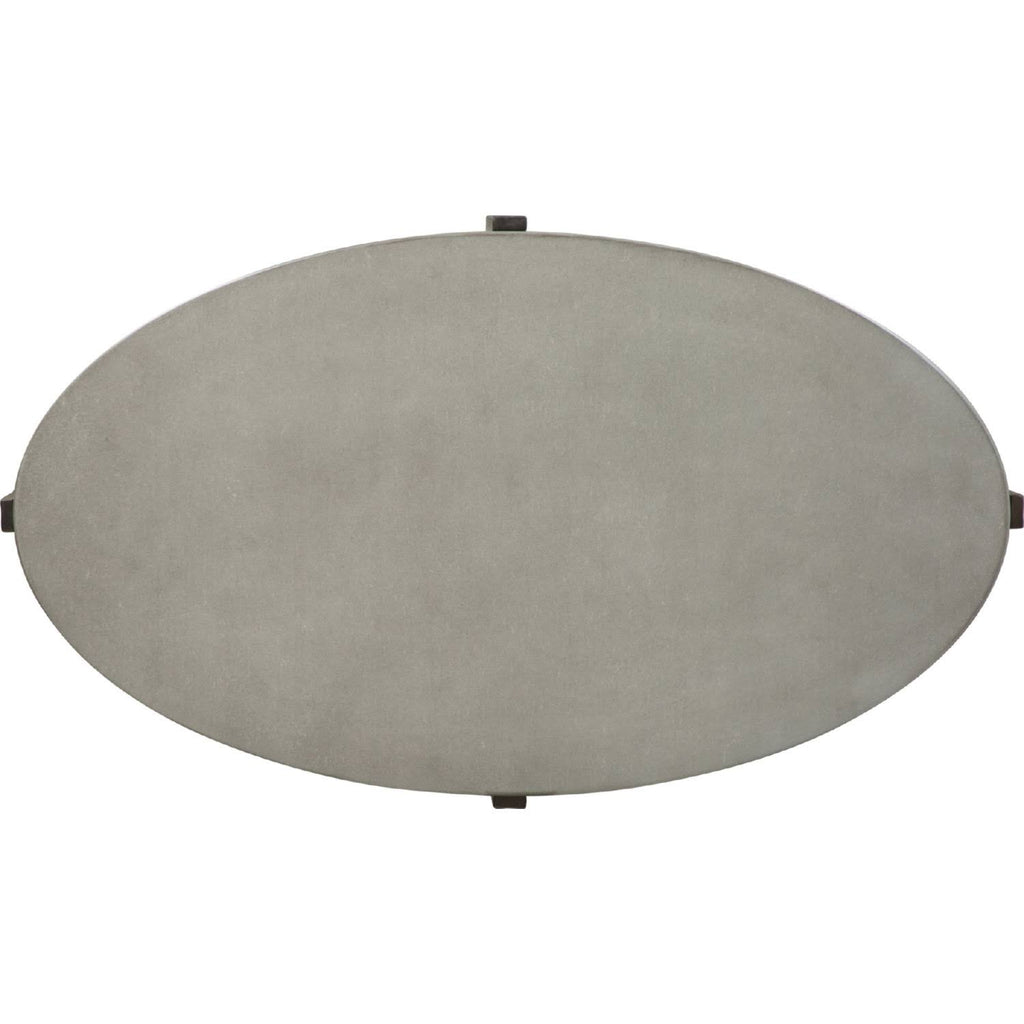 Dark Brown Oval Cocktail Table M6380
