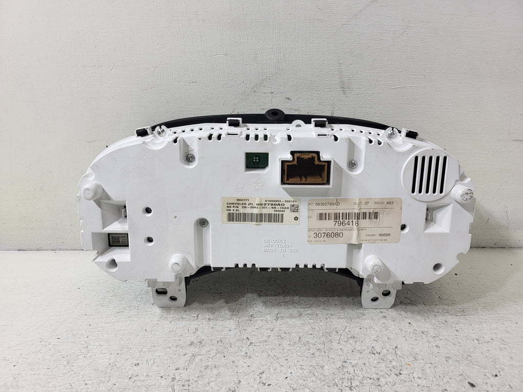 Pre-Owned 2017 Dodge Durango Speedometer Cluster 137K Miles OEM W114651