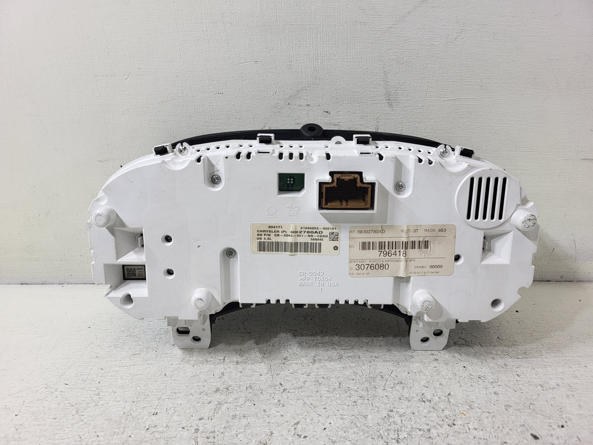 Pre-Owned 2017 Dodge Durango Speedometer Cluster 137K Miles OEM W114651