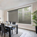 Cordless Room Darkening 2.5 in. Premium Faux Wood Blind C70411