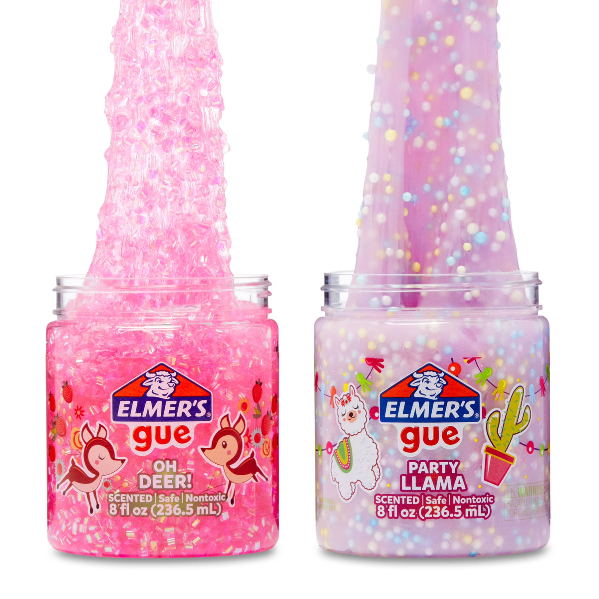 Premade Animal Party Variety Scented Crunchy Slime and Bingsu Bead Slime A81135