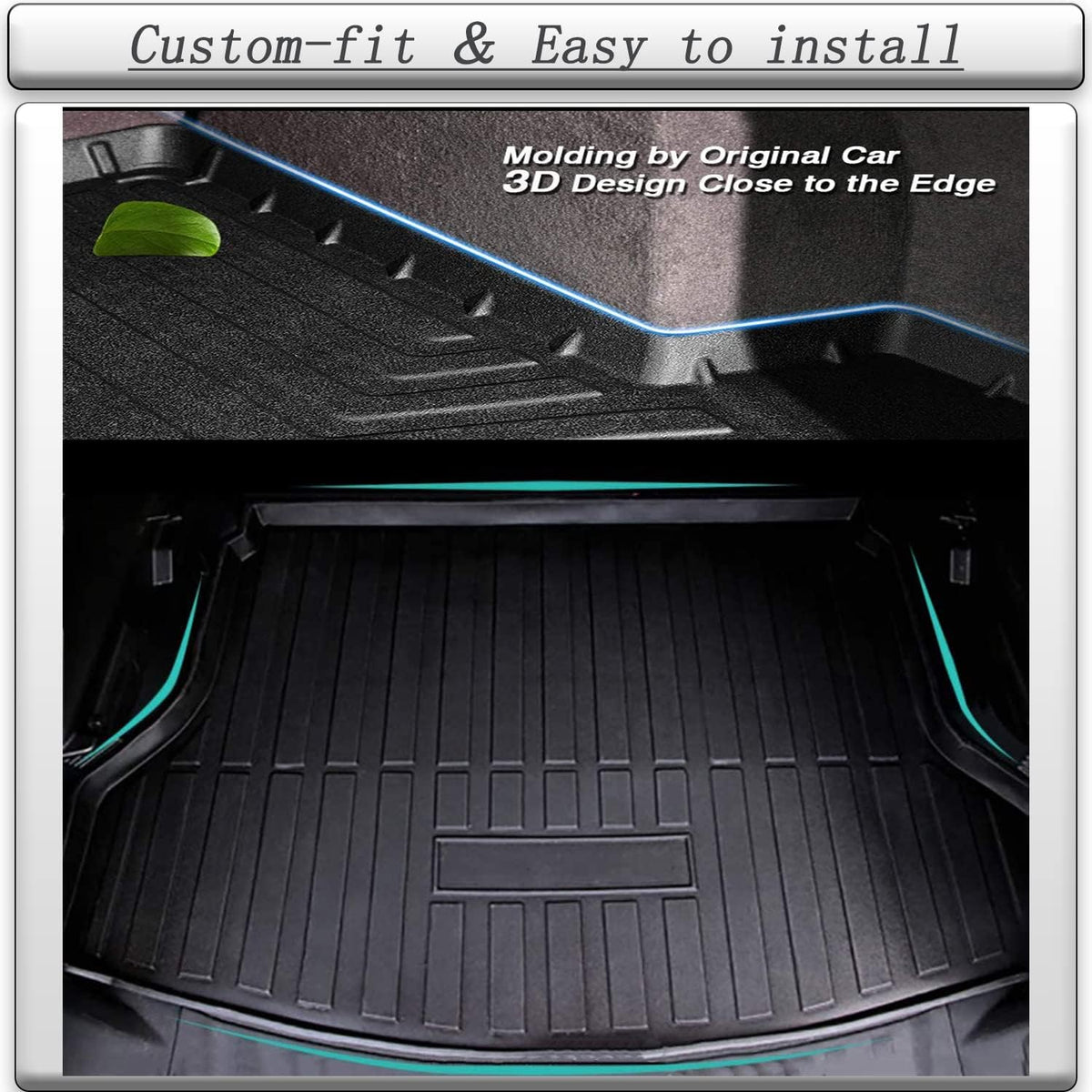 3D Waterproof TPO Cargo Trunk Tray Floor Mats I397