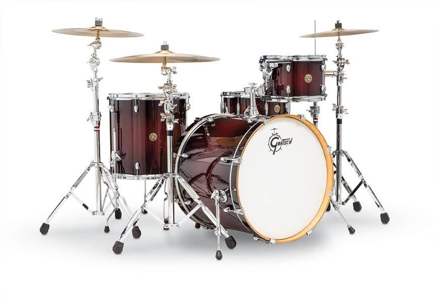 Deep Cherry Burst 4 Piece Maple Shell Pack H294