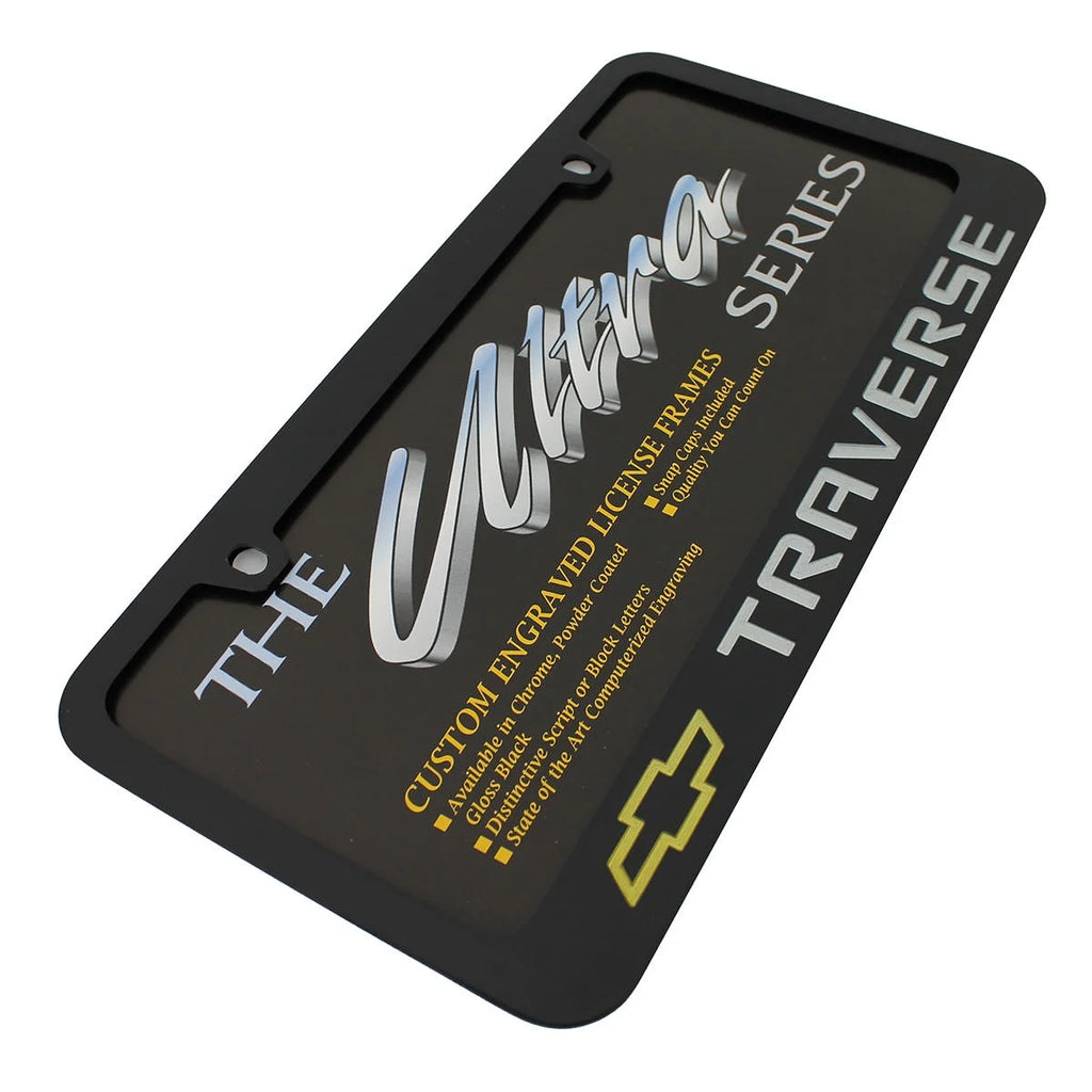 Black License Plate Frame C139094