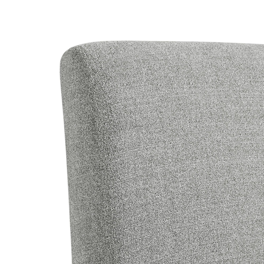 Grey Upholstered Arm Chair Set Q990852