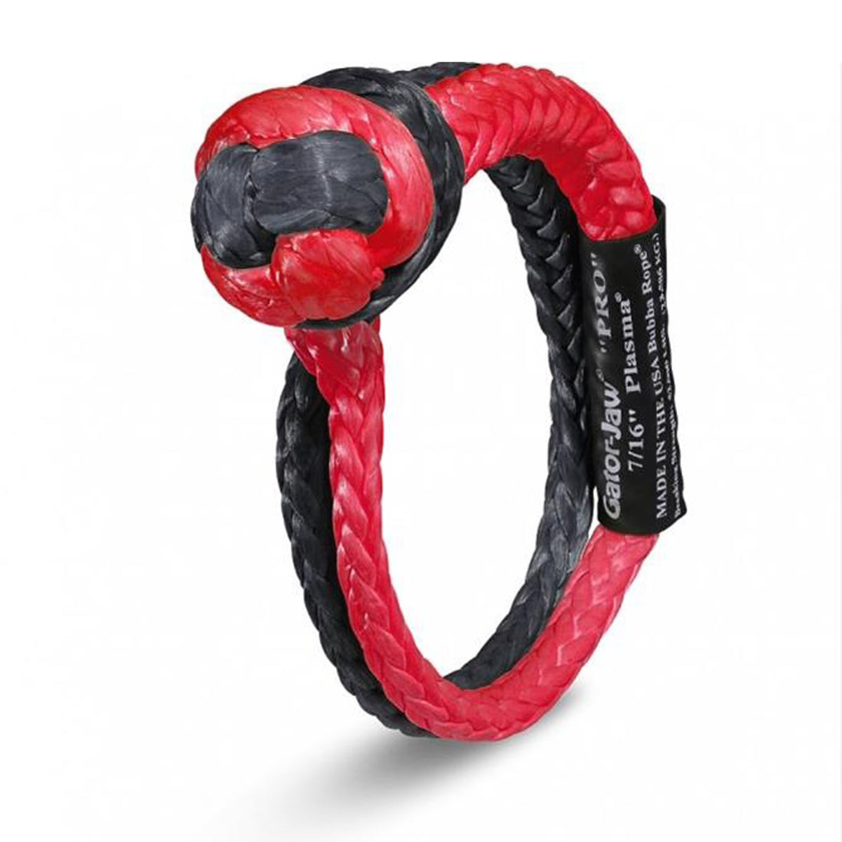 Red and Black Synthetic Soft Shackle with Uhmpe Plasma M32292