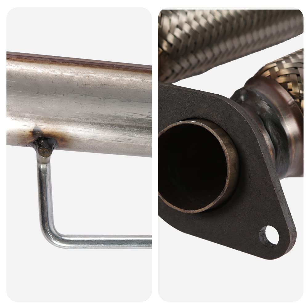 Catalytic Converter with Gasket Exhaust Flex Y-Pipe High Flow Series Direct-Fit M402