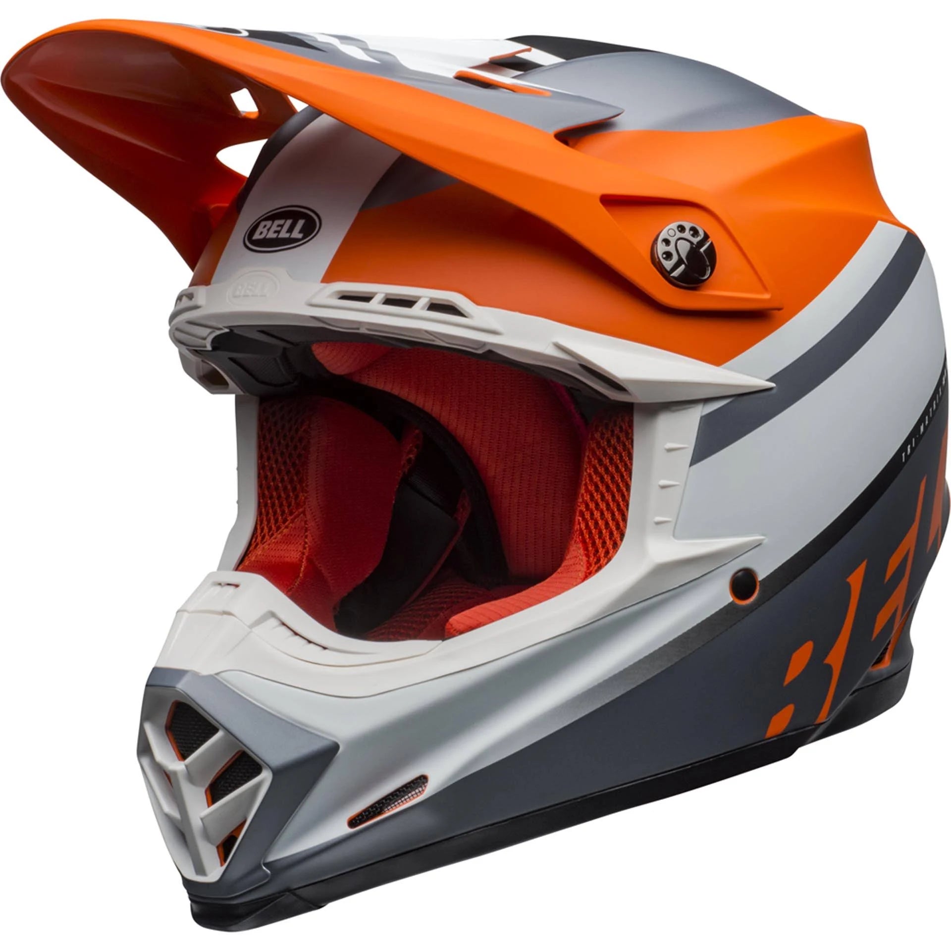 Orange/Black/Gray Moto-9 MIPS Helmet P8258