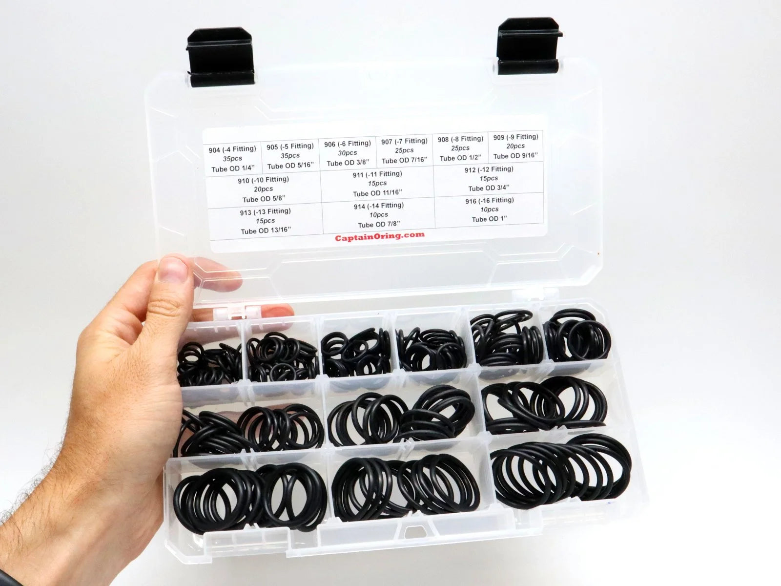 255 Piece Buna Nitrile O-Ring Kit O21522