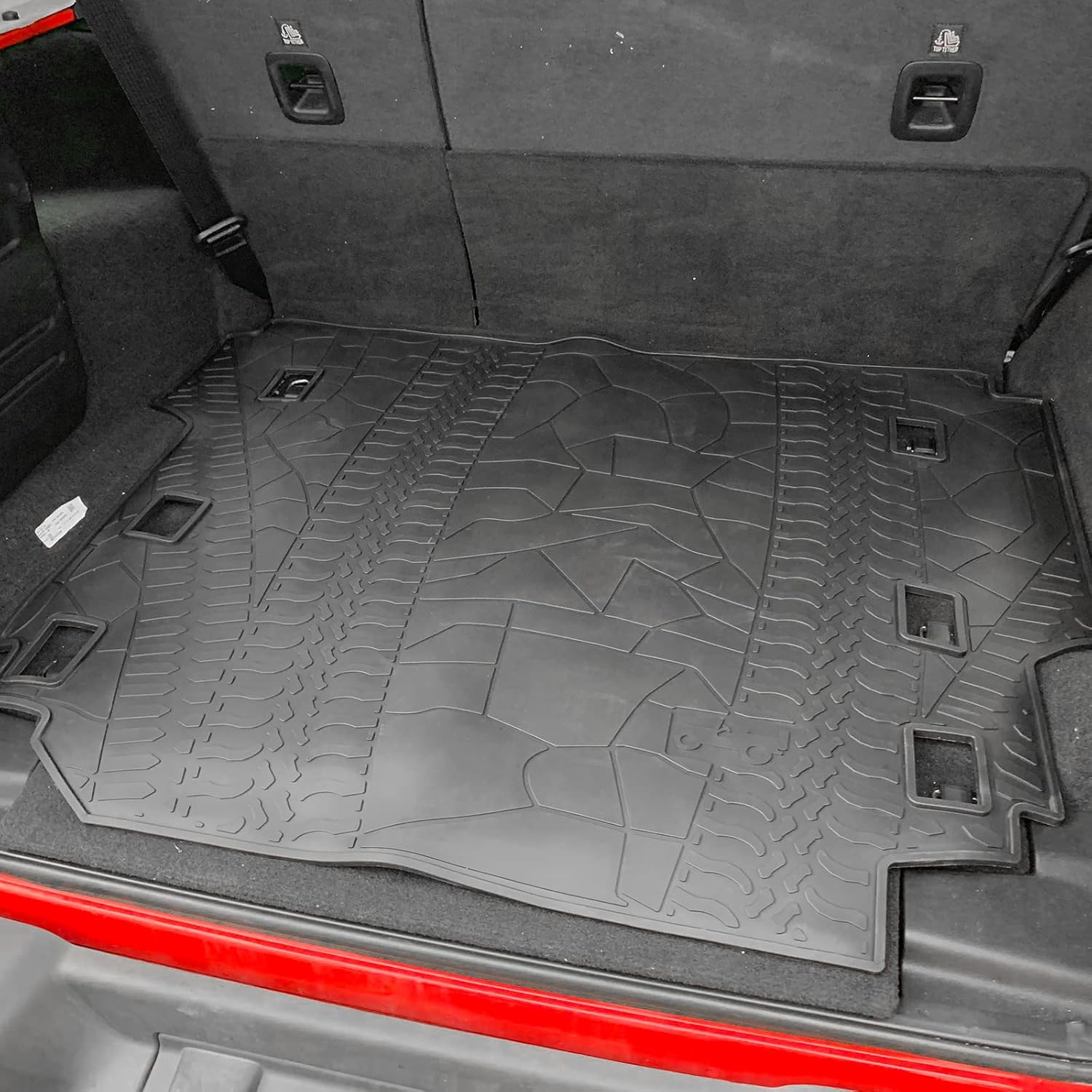 Black Rear Trunk Cargo Mat Trunk Liner Carpet M440